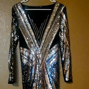 Midnight Doll Sequin Dress size 9